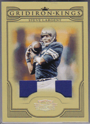 Football Cards, Jersey Steve Largent Game Used Jersey Football Card