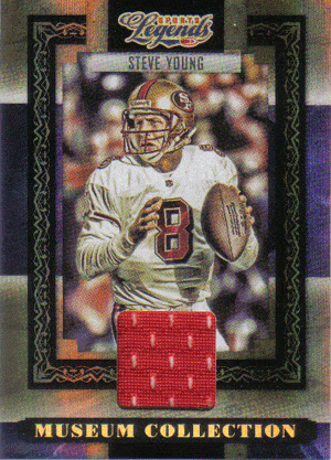 Football Cards, Jersey Steve Young Game-Used Jersey Football Card