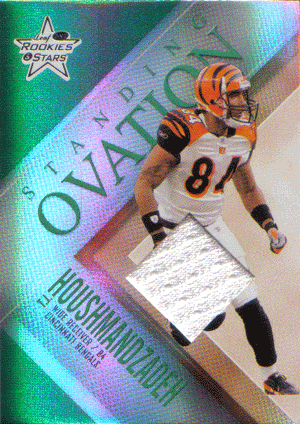 Football Cards, Jersey T. J. Houshmandzadeh Game-Used Football Card
