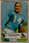Football Cards, pre-1960 Bob Hoernschemeyer 1954 Bowman Football Card