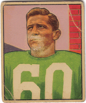 Football Cards, pre-1960 Charles Chuck Bednarik 1950 Football Card