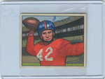 Football Cards, pre-1960 Charley Conerly 1950 Bowman