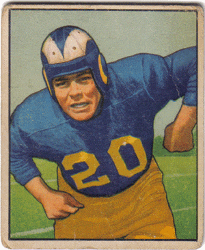 Football Cards, pre-1960 Dick Huffman 1950 Bowman Football Card
