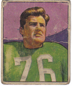 Football Cards, pre-1960 Frank Kilroy 1950 Bowman Football Card