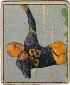 Football Cards, pre-1960 Jerry Nuzum 1950 Bowman Football Card