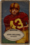 Football Cards, pre-1960 John Williams 1953 Bowman Football Card