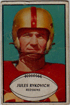 Football Cards, pre-1960 Jules Rykovich 1953 Bowman Football Card