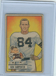 Football Cards, pre-1960 Ken Carpenter 1951 Bowman