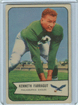Football Cards, pre-1960 Kenneth Farragut 1954 Bowman