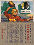 Football Cards, pre-1960 Sammy Baugh 1951 Bowman Football Card