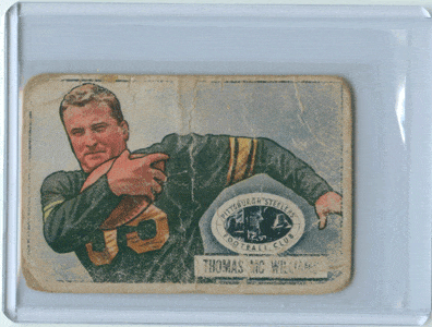 Football Cards, pre-1960 Thomas McWilliams 1951 Bowman.