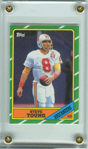 Football Cards Steve Young 1986 Topps Rookie Card