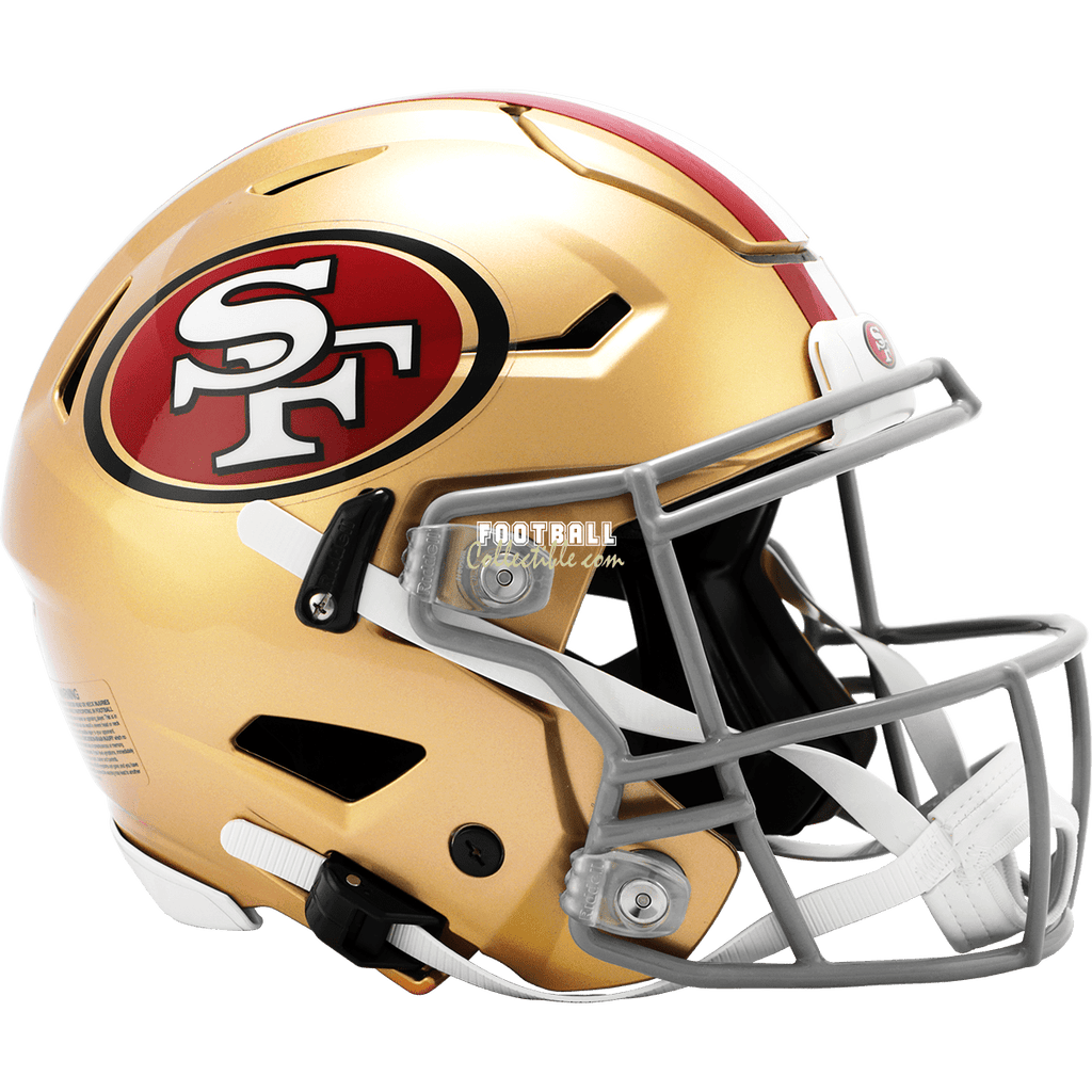 riddell full size speedflex authentic helmet San Francisco 49ers Helmet Riddell Authentic Full Size SpeedFlex Style