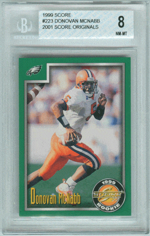 Donovan McNabb 1999 Score Rookie Card FootballCollectible.com Donovan McNabb 1999 Score Rookie Card FootballCollectible.com