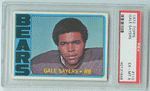 Graded Football Cards Gale Sayers 1972 Topps Card