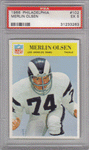 Graded Football Cards Merlin Olsen 1966 Philadelphia Football Card
