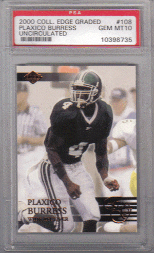 Plaxico Burress 2000 Collectors Edge Football Card  FootballCollectible.com