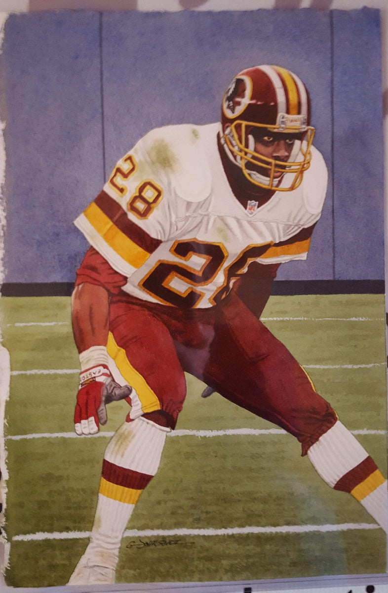 Darrell Green 10' x 15' Watercolor –