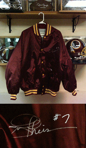 Other Autographed Items Joe Theismann Autographed Redskins Silk Jacket