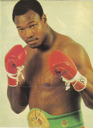 Other Autographed Items Larry Holmes Autographed Tear Sheet