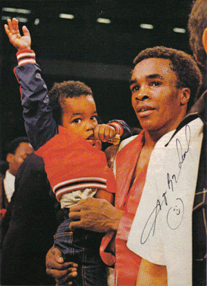 Other Autographed Items Sugar Ray Leonard Autographed Tear Sheet